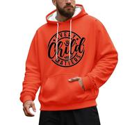 Sweat à capuche pour homme avec inscription amusante « The Best Beers Are The Ones we Drink with Friends » - Sweat à capuche pour les amateurs de bière comme idée cadeau, Style_u01 Orange, XL