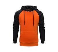 Sweat à capuche pour homme - Bloc de couleurs - Sweat à capuche de loisirs - Veste de baseball - Pull de sport - Veste universitaire - Sweat à capuche basique pour homme - Confortable - Vêtement
