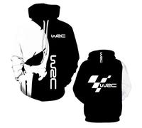 Sweat À Capuche pour Homme Confortable Et Idéal La Salle De Sport W.R.C Ce Pull Imprimé Parfait Le Printemps L'automne Est Doté Poches-B||x_s