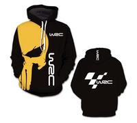 Sweat À Capuche pour Homme Confortable Et Idéal La Salle De Sport W.R.C Ce Pull Imprimé Parfait Le Printemps L'automne Est Doté Poches-F||s