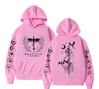 Sweat À Capuche pour Homme Et Femme, Sweat À Capuche Graphique Fourth Wing, Sweat-Shirt Basgiath War College Dragon Rider, Tendance Automne/Hiver, Sweat-Shirt À Capuche Streetwear XS-3XL-Black||XS