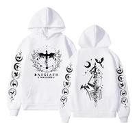 Sweat À Capuche pour Homme Et Femme, Sweat À Capuche Graphique Fourth Wing, Sweat-Shirt Basgiath War College Dragon Rider, Tendance Automne/Hiver, Sweat-Shirt À Capuche Streetwear XS-3XL-Black||XS