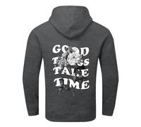 Sweat à capuche pour homme « Good Things Take Time Letter » 2025 décontracté avec motifs pull tenue graphique d'automne avec capuche vêtements tendance western dessin animé Workou uni Anime Confort