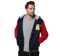 Sweat À Capuche pour Homme Polaire Épaisse - Fermeture Éclair Intégrale - Doublure Sherpa Chaude Et Épaisse - Imprimé Décontracté - Armoiries De Madagascar Drapeau National - Manteau Polaire D'Hiver