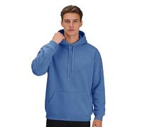 Sweat à capuche pour homme - Pull d'hiver surdimensionné, bleu, XL
