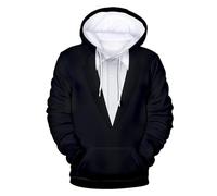 Sweat à capuche pour homme Sweat à capuche drôle Fête d'anniversaire classique Humour Tux Sweat à capuche Sweat à capuche Homme Classique, Bordeaux, XL