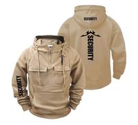 Sweat À Capuche pour Homme Vêtements De Sport S.EC.URI.TY Pulls Hauts Sweats Imprimés D'extérieur Shirts Manches Longues-KQSe||3X_l