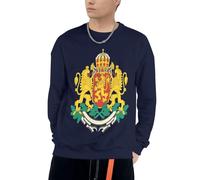 Sweat À Capuche pour Hommes Bulgarie Emblème National Graphique Sweat À Capuche Manches Longues Cordon Hauts avec Poches pour Usage Quotidien Activités De Loisirs Plein Air Pique-Niques