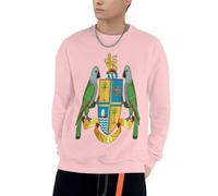 Sweat À Capuche pour Hommes Dominique Emblème National Graphique Sweat À Capuche Manches Longues Cordon Hauts avec Poches pour Usage Quotidien Activités De Loisirs Plein Air Pique-Niques