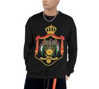Sweat À Capuche pour Hommes Jordanie Emblème National Graphique Sweat À Capuche Manches Longues Cordon Hauts avec Poches pour Usage Quotidien Activités De Loisirs Plein Air Pique-Niques