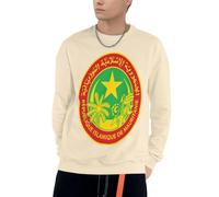 Sweat À Capuche pour Hommes Mauritanie Emblème National Graphique Sweat À Capuche Manches Longues Cordon Hauts avec Poches pour Usage Quotidien Activités De Loisirs Plein Air Pique-Niques
