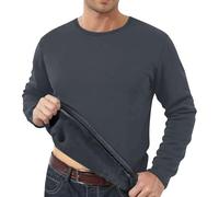 Sweat à capuche pour hommes Sweat à capuche d'hiver rembourré et épais Sous-vêtements thermiques pour hommes Grande taille Peut être porté à l'extérieur Le haut de la grande taille Commerce étrangère