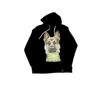 Sweat a capuche pour hommes Upper Playground Sweatshirt a capuche "narco Dog" noir UNICO S