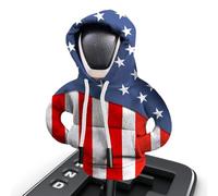Sweat À Capuche Pour Levier De Vitesse - Housse De Pommeau De Levier De Vitsse De Voiture | Sweat-shirt Couvercle De Pommeau De Lever De Vitesse Automatique, Protecteur De Voiture Avec Drapeau Améri