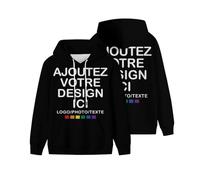 Sweat a capuche pull Homme personnalisé Femme sweat-shirt objet personnalisable Choisissez Votre Propre Photo Texte Automne Hiver imprimé hoodie Avant et arrière sweatshirts vetement idee cadeau drole