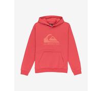 Sweat à capuche Quiksilver Comp Logo corail rouge enfant - 12