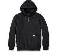 Sweat à capuche Carhartt Heavyweight Half Zip noir pur - M