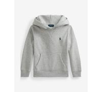 Sweat à capuche Ralph Lauren molleton gris enfant - 4