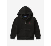 Sweat à capuche Ralph Lauren polaire noir pur rouge enfant - 4