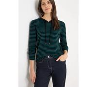 Sweat à capuche rayé