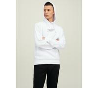 JACK & JONES Jprbluarchie Sweat Hood Noos Sweatshirt à Capuche, Blanc, S Homme
