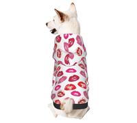 Sweat à Capuche Rouge pour Petits Animaux de Compagnie, Pull-Over pour Chien, vêtements d'hiver pour Animaux de Compagnie, Grande Taille