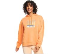 Sweat à capuche - ROXY - Tangerine - Coton et polyester - Poches kangourou - Coupe décontractée S