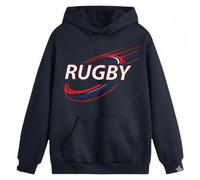Sweat à capuche Rugby France enfant bleu marine - - Bleu 12-14 ans