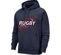 Sweat À Capuche Rugby France Homme Bleu Marine (Taille L,Couleur Bleu)