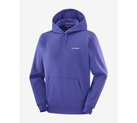 Sweat à capuche Salomon Chest Logo bleu violet - L