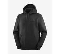Sweat à capuche Salomon Logo noir pur - M