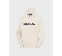 Sweat à capuche Salomon Logo Performance blanc crème - M