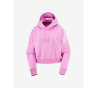 Sweat à capuche Salomon Short rose femme - M