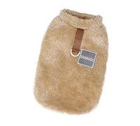 Sweat à capuche sherpa pour chien, en fausse laine, pull en tricot à motif nordique, gilet thermique à col haut pour chihuahua, yorkshire, vêtements saisonniers pour temps froid pour intérieur et