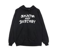 Sweat a capuche Skate & Destroy pour hommes Noir/blanc BLACK/WHITE M