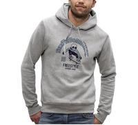 Sweat à capuche Skateboarding freestyle - Squelette sur un skateboard - PIXEL EVOLUTION - Homme XS