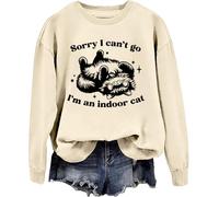 Sweat à capuche « Sorry I Can't Go I'm An Indoor Cat » Sorry I Cant Go Im An Indoor Cat, Khika-1, XXL