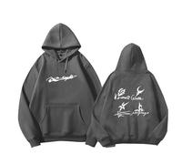 Sweat À Capuche Souvenir Signé AE NINGNING GI.Selle KA.RINA Winter Suooprt Sweatshirts Top for Les Fans De K-Pop(Dark Gary-Thick,3XL)