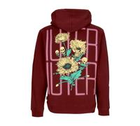 Sweat a capuche Spine Skulls pour hommes, bordeaux BURGUNDY XS