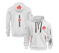 Sweat À Capuche Sport Style Homme pour A.na.rc.h.y S.on.s Printemps Automne Manteau Veste Confortable avec Poches Outwear Hauts Vêtements De Unis-BS||s