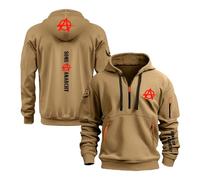 Sweat À Capuche Sport Style Homme pour A.na.rc.h.y S.on.s Printemps Automne Manteau Veste Confortable avec Poches Outwear Hauts Vêtements De Unis-KQS||XX_l