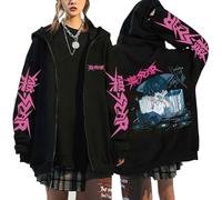 Sweat À Capuche Stray Kids Album Star, Veste À Fermeture Éclair Officielle, Style Kpop avec Motifs Felix Hyunjin Bangchan Lee Know (5 Octobre,S)