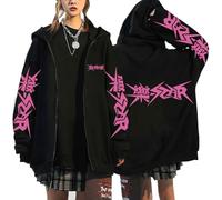 Sweat À Capuche Stray Kids Album Star, Veste À Fermeture Éclair Officielle, Style Kpop avec Motifs Felix Hyunjin Bangchan Lee Know (Maroc 1,S)