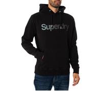 Sweat à capuche Superdry Core Logo Fade - Homme - Noir S