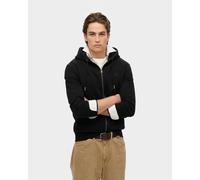 Sweat à capuche Superdry Essential Logo Full Zip noir intense - M