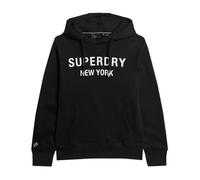 Sweat à Capuche SUPERDRY Luxury Sport Loose Hood - Noir - Femme - Manches longues M