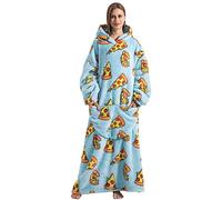 Sweat à capuche surdimensionné pour femmes, hommes et adultes - Extra long, chaud et doux - Couverture à capuche à porter - Cadeau pour Noël et anniversaire