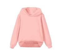Sweat à capuche surdimensionné tendance pour jeunes - Sweat à capuche pour enfants - Garçons et filles - Manches longues - Sport de plein air - Léger - Doux - Solide - Rose - 3-4 ans
