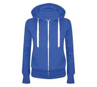 Sweat à capuche tendance à fermeture éclair intégrale pour femme - Coupe ample - Décontracté - Pull à capuche 2026 - Gothique d'automne - Avec motifs - Tendance - Confortable - Mignon - Université
