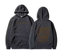 Sweat à capuche tendance pour femme Jesus Trust In The Lord - Doublure polaire chrétienne 2025 - Essentiel avec capuche - Vêtements religieux pour adolescents - Manches longues - Lettre cool - Dieu